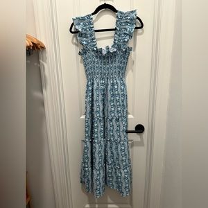 Hill House Ellie Crepe Nap Dress Trailing Vine Size Small